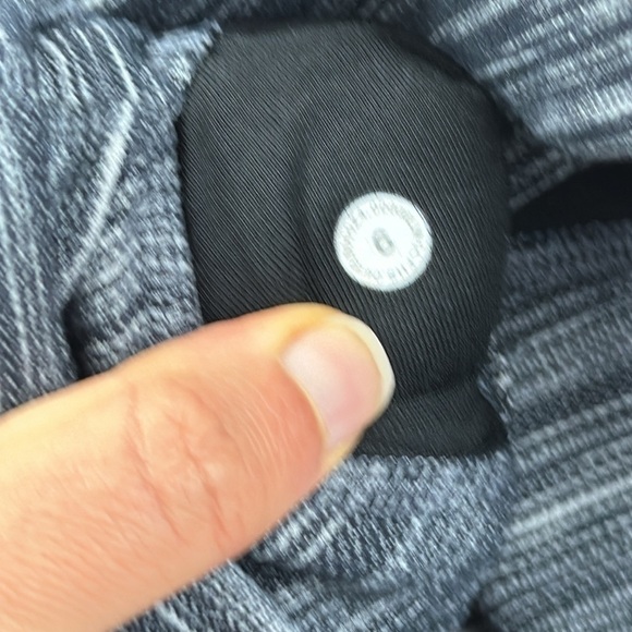 Lululemon Align Pant II 25" Mini Space Dye Herringbone Heathered Black White - Picture 6 of 6